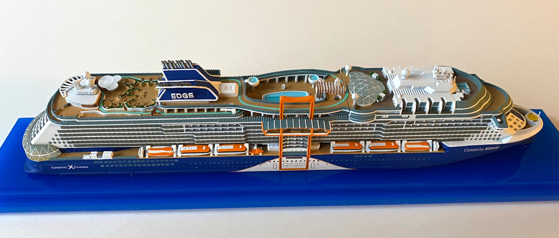 Celebrity Edge cruise ship model 1:1250 scale by ScherbakPicture
