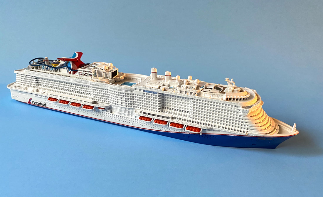 Carnival Mardi Grass cruise ship model 1:1250 scale , Souvenir Series , by ScherbakPicture