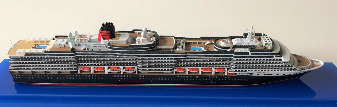 Queen Victoria cruise ship model 1:1250 scale Picture