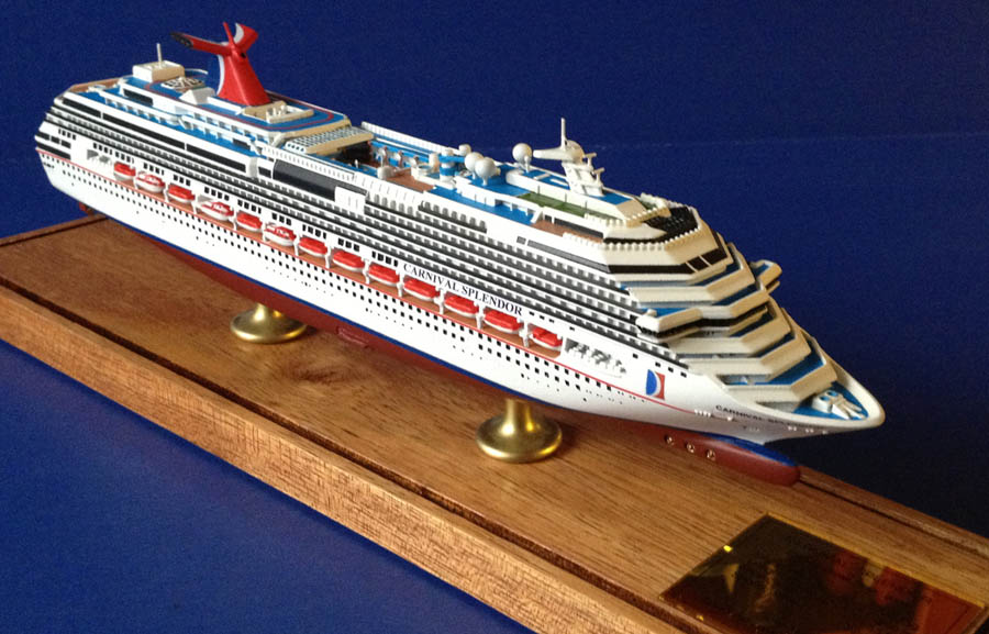 carnival Splendor cruise ship model 1:900 scale, by Scherbak, Picture