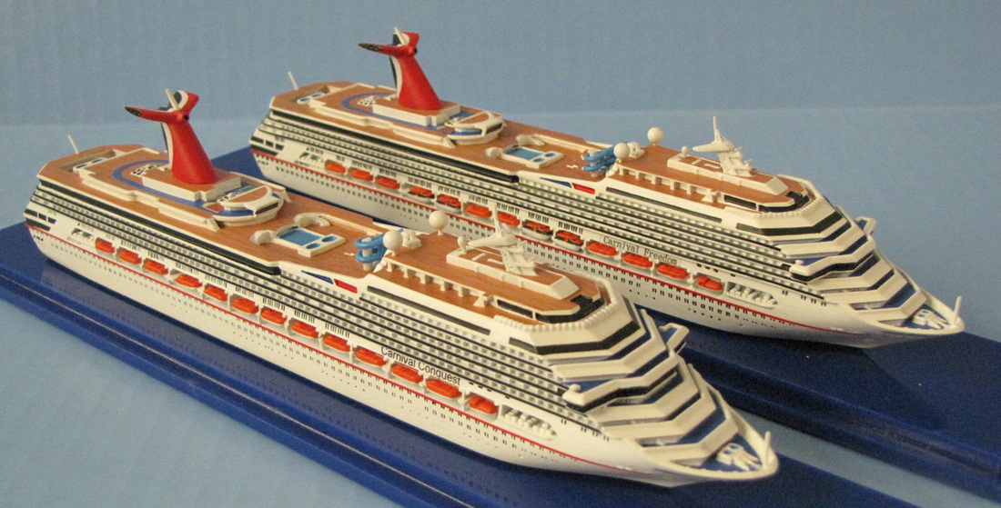 Carnival Conquest class cruise ship models 1:1250 scale by Scherbak, Picture