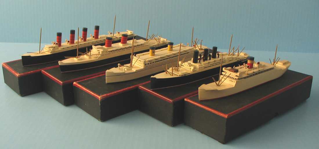 Travel Series ocean liner models by Van Ryper Picture