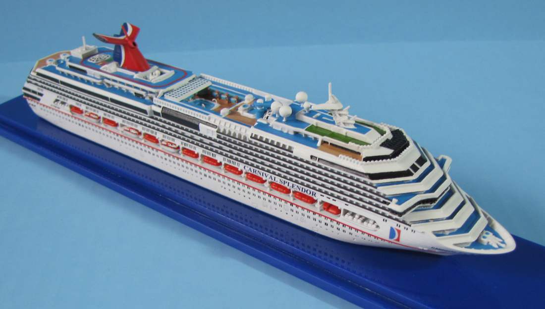 Carnival Splendor cruise ship model 1:1250 scale by Scherbak, Picture