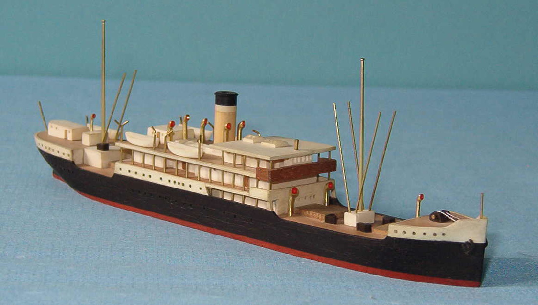 ID SERIES ocean liners and Merchant ships handmade wooden