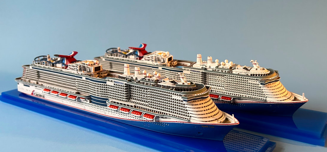 Carnival Mardi Gras, cruise ship model scale 1250 by Scherbak Picture