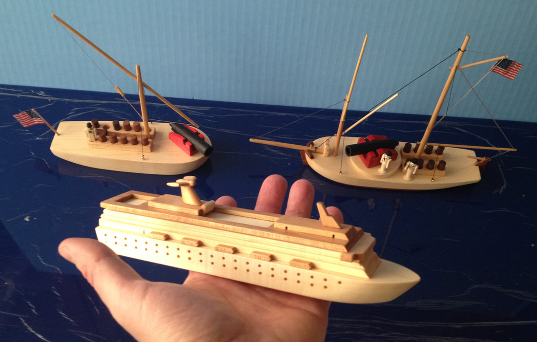 Wooden nautical toys by Scherbak