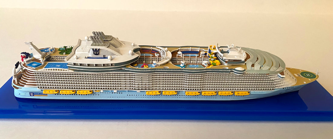 Harmony of the Seas cruise ship model