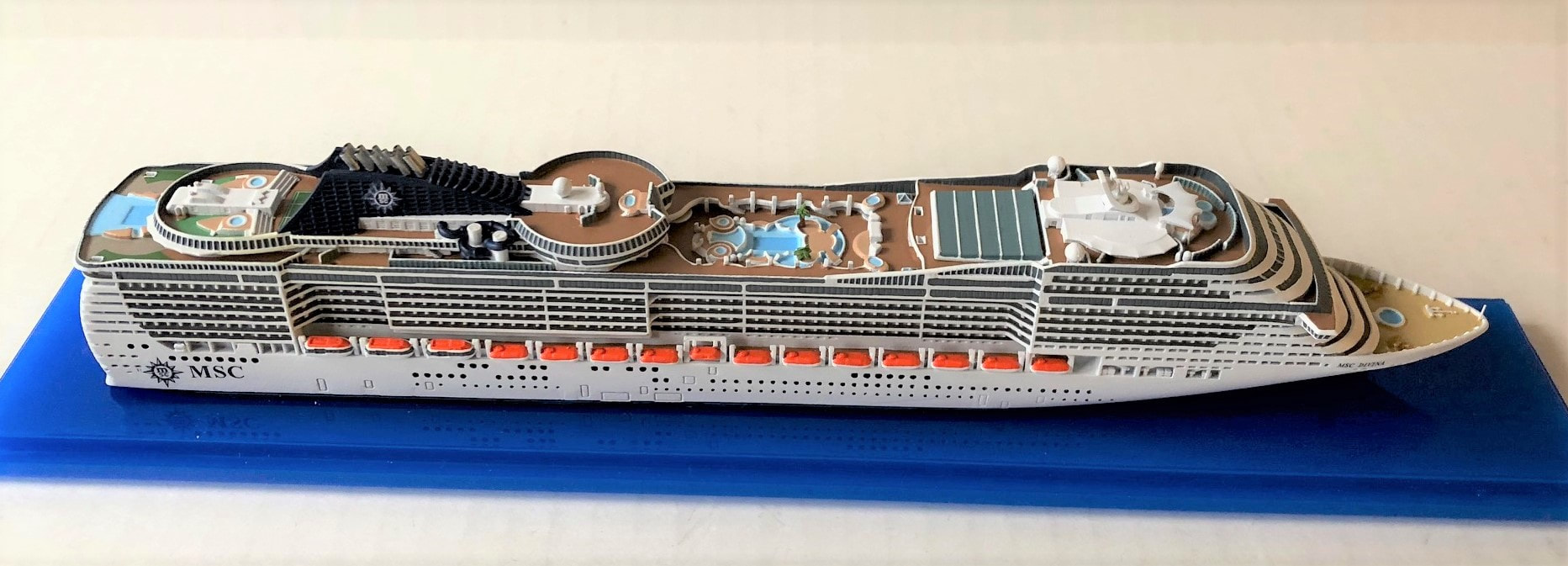 MSC Divina cruise ship model picture