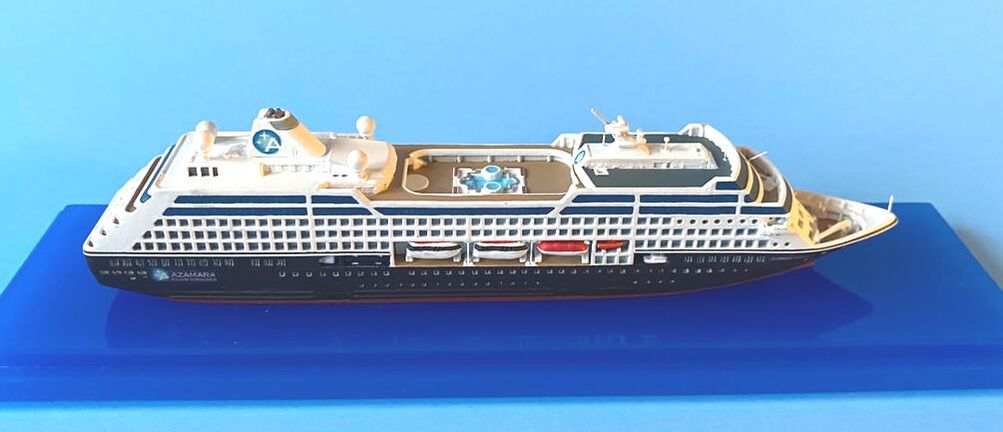 Azamara Quest cruise ship model 1:1250 scale by Scherbak 