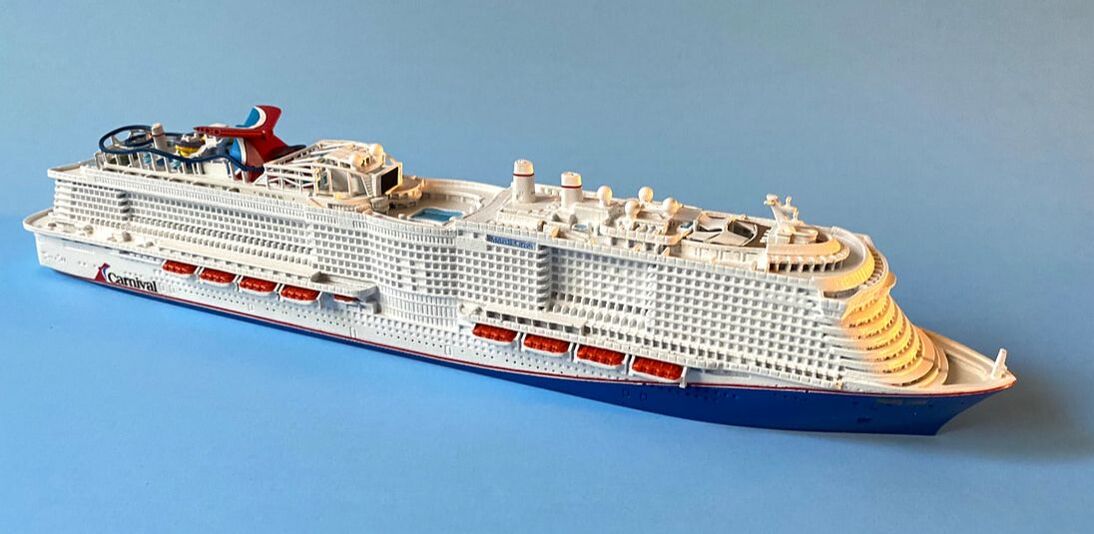 Costa Smeralda, cruise ship model scale 1250 by Scherbak Picture