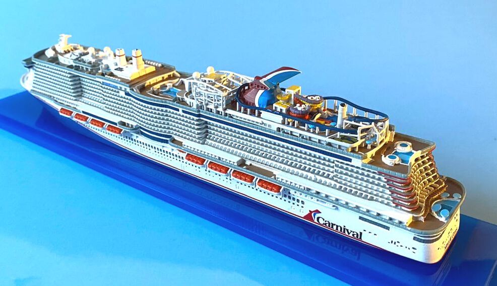 arnival Mardi Gras, cruise ship model scale 1250 by Scherbak Picture