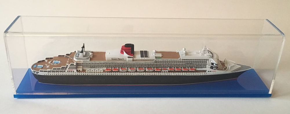 Set of 3 Transatlantic Boats France+Lusitania+Queen Mary 1:1250 Diecast Ship 