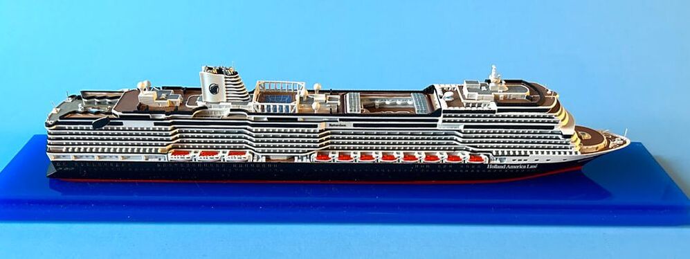 Rotterdam HAL cruise ship models 1:1250 scale by Scherbak