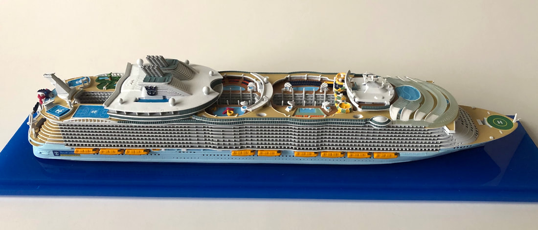 Symphony of the Seas cruise ship model by Scherbak , 1:1250 scale